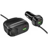 Авто зарядка Hoco Z59A Rank 96W(2C2A) cigarette lighter slot car charger [Black]